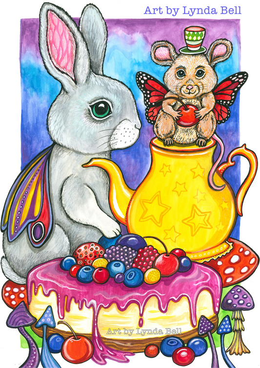 Tea-party - original illustration