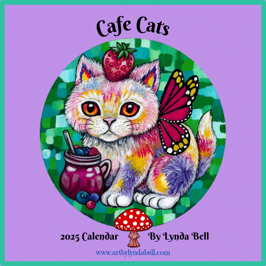 2025 Calendar: Cafe Cats (small)